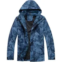 Generisch Regenjacken für Herren, wasserdicht, für den Outdoor-Bereich, winddicht, schwarz, geeignet für Snowboard, Regenjacke, Softshell, atmungsaktiv, funktionelle Sportjacke für Ausrüstung