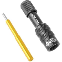 Trankielo – Adapter für Fahrradgabelventile – Aluminium – Langlebig – Geeignet für Mountainbikes – Einfache Installation