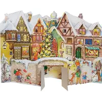 Generisch Adventskalender zum aufstellen an der mauer : papier-adventskalender