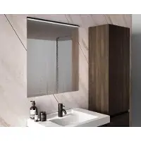 Kolpa SPIEGEL/ZUBEHÖR Rechteckiger Spiegel mit LED-Leuchte OG QUADRUM 900X800 LED, IR