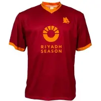 AS Roma MA/RO2324/HOME Riyadh/BLANK, Kinder und Jungen Fußball-T-Shirt, 8 anni