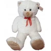 Elefun Großer Beiger Plüschbär Teddy 100cm Kuscheltier