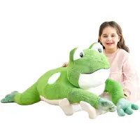 IKASA Großes Frosch Kuscheltier 78cm Plüschtier Riesiges Stofftier Weich Geschenk für Kinder