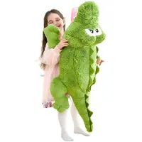 IKASA Krokodil Stofftier Riesen Kuscheltier 78cm Groß Plüschtier Spielzeug Geschenk Kinder