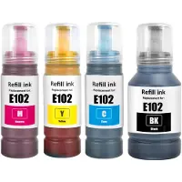 LAIPENG 102 Tinte Kompatibel mit Epson ET-2700 ET-2850 ET-3700 Drucker