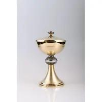 HECK Kirchenbedarf Ciborium vergoldet (Höhe 22 cm)