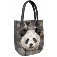Arso Filztasche TC61 CITY Panda, 42x35x10 cm, A4-kompatibel, RV-Hauptfach, Doppel-Innenfach