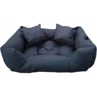 Dogs 4 Life Hundebett Sofa 115x95 cm Schwarz Wasserfest