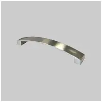 METAL GROUP Griff für Möbel, Modell '15EU.006', Breite 160 mm, gebürsteter Chrom
