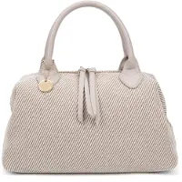 Diana & Co Firenze Handtasche Vegan Leather mit Reißverschluss und abnehmbarem Schultergurt Diana & Co Black B UNICA 37x20x16 cm 749-1PT-BLACK