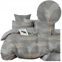Collection World Bettwäsche-Set 200x220 cm Baumwollsatin 3-teilig