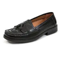 DEER STAGS Herren Herman Loafer, Jet Black, 39 EU
