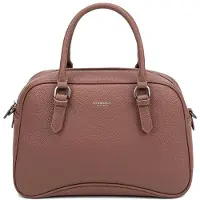 Diana & Co Firenze Handtasche aus Vegan Leather mit Reißverschluss und abnehmbarem Schultergurt Diana&Co Black B UNICA 34x22x16 cm 851-1PT-BLACK