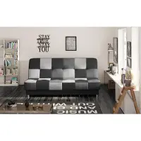 Krudox CAY 3 Sitzer Schlafsofa mit Schlaffunktion Bettkasten und Stauraum 192 cm Liegefläche 117 x 192 cm Stoff Sawana 14 05 21