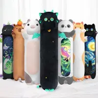 Mewaii Lange Katze Kuscheltier 50CM Plüsch Kissen Große Augen
