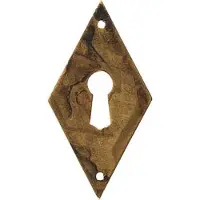 METAL GROUP Möbelschloss '30667', vertikal, 25x49 mm - Antikbronze