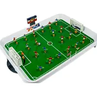 SILUK Tischfußballspiel Kinderspielzeug Kickerspiel 22 Spieler Brettspiele Football