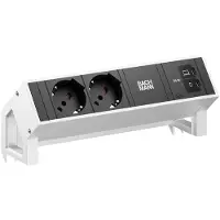 Bachmann BM0022110 DESK2 2xP40 1xUSB C/C 65W 0,2m INOX