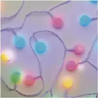 Dripio LED-Lichterkette Cherry, 4 m, 40 bunte Kugeln, Timer, IP44