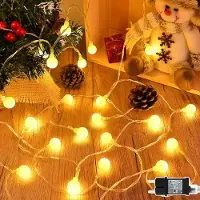 Dripio Lichtsnoer 15 m, 100 LED, warmweiß, IP65, Timer