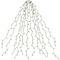 Dripio Lichterkette für Weihnachtsbaum, 300 LEDs, mit Aufhängering