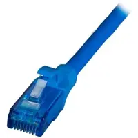 EFB Elektronik IPK-6A-U-HFR-BL-1500 INFRALAN RJ45 Patchkabel U/UTP, Cat.6A, LSZH, Premium, 500MHz, 15m, blau IPK6AUHFRBL1500