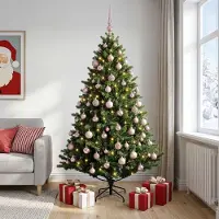 Syfax Künstlicher Weihnachtsbaum mit Kugel 240 cm 300 LEDs