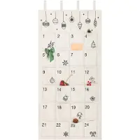 Generisch Adventskalender zum Selbstbefüllen – Wandkalender 2025 von Tafijer mit 24 Fächern – Geschenkverpackung