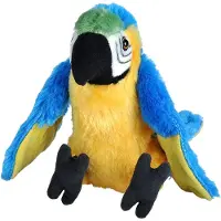 Wild republic Plusch Papagei/Ara - ausgestopfter Vogel - Waldvogel