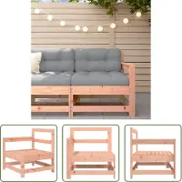 The Living Store Garten-Ecksofa Massivholz Douglasie
