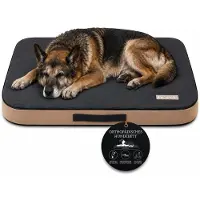 TRIBECCO Orthopädische Hundematratze Hundebett Gelenkschonend XL 110x75 cm Graphit