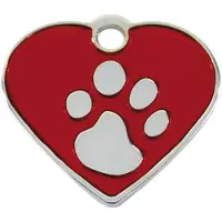 Imarc Heart 2.5x2 Cm Haustiermarke