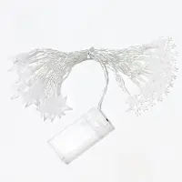 Dripio LED-Lichtsnoer 5 LEDs 27K Schneeflocken 5 m Niederspannungsvorhang