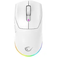 Rampage Prote M5 kabellose Gaming-Maus, 24.000 DPI, RGB, 1.000 Hz, Weiß