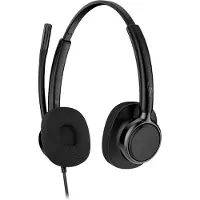 HP Poly Mission 425 Stereo-USB-Headset, kabelgebunden, Classic, Kabelgebunden, Büro/Callcenter, 126 g, Kopfhörer, Schwarz