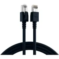 EFB Elektronik DCK1001SW.15 RJ45 Patchkabel S/FTP, Cat.6A, VC LED, 15m, schwarz DCK1001SW15
