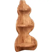 OEM Eckregal aus Lindenholz, 22,5 x 22,5 x 61,5 cm, Italy
