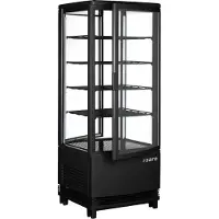 Saro Kühlvitrine mit Doppeltür, SC 100 DT schwarz
