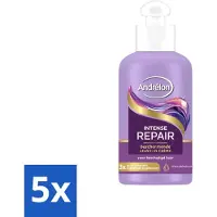Unilever 5 x Andrélon Intense Repair Leave-In Crème - 200 ml - Vorteilspackung - 5 Stücke