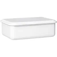 Riess Vorratsbehälter Emaille Serve + Store | Weiß 23x15x7cm : Weiß 23x15x7cm Ausführung: Weiß 23x15x7cm