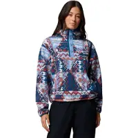 Columbia - Women's Helvetia II Printed Cropped Half Snap - Fleecepullover Gr S bunt
