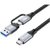 Equip 128431, 1 m, USB A/USB C, USB C, USB 3.2 Gen 2x2, 20 Gbit/s, Schwarz