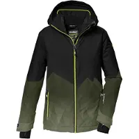 Generisch Ski-Jacke für Jungen – Funktionsjacke mit Kapuze und Schneefang