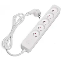Savio Steckdosenleiste 5 Steckdosen 5m weiß LZ-10 5 Steckdose(n) Typ C
