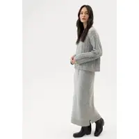 Holebrook Betty Long Skirt grey mel. (950) S