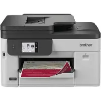 Brother Tintenstrahl Multifunktionsdrucker MFC-J5010DW, 4-in-1, Auto-Duplex/Mobildruck, 1 x 250-Blatt Papierkassette, USB/LAN/WLAN, bis A4, grau/weiß