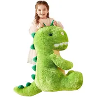 IKASA Großes Dinosaurier Stofftier 60cm Plüschtier Geschenk für Kinder
