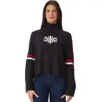 KRIMSON KLOVER Wren Snowflake Mock Neck heather black (005) XS