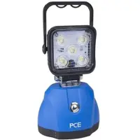 Pce 450020 Handleuchte LED 5x3W Akku m. Magnet blau