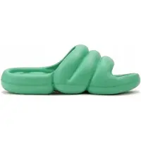 Permani Damen Schaum Slipper Leicht Pantoletten Badeschuhe Hausschuhe Foral Grün Gr.36